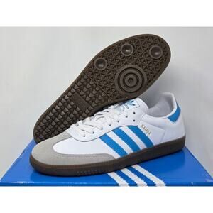 DS Adidas Samba OG WHITE SHOCK CYAN JR0612
